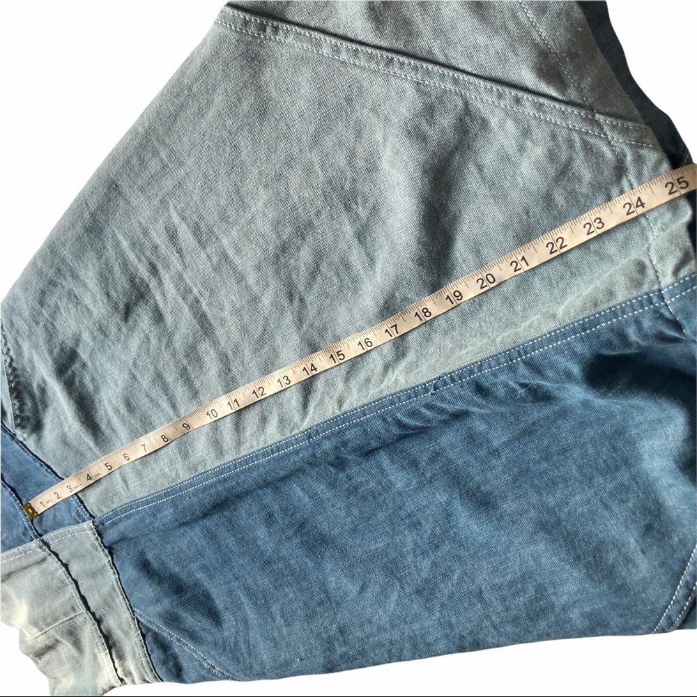 Holding Horses Denim Color Block Dress size 2 🖤 - Picture 6 of 10